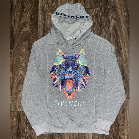 Givenchy Wolf Embroidered Hoodie